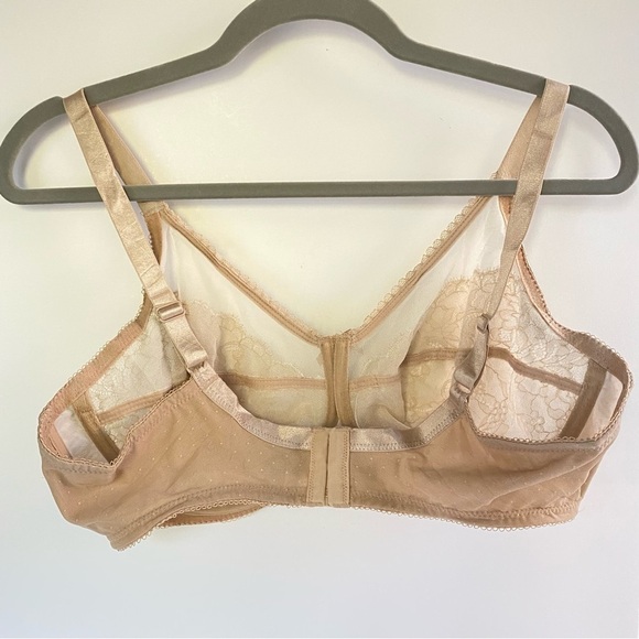 WACOAL 40D Nude Retro Chic Full Figure Underwire Bra 855186 - Picture 3 of 10